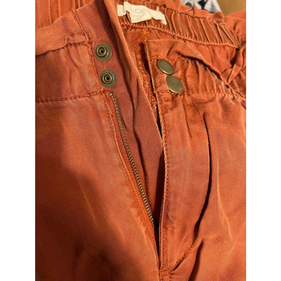 Women's Loft Pants Size L Rust Color - Picture 5 of 6